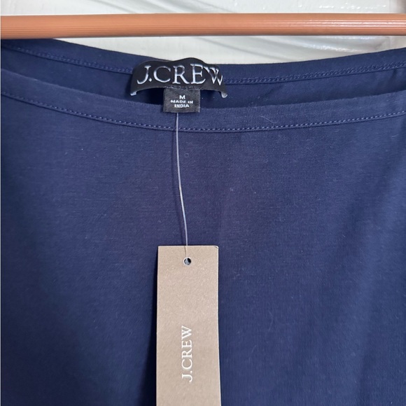 J. Crew Navy Pintuck mixy dress - Picture 3 of 5